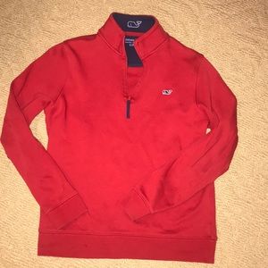 Vineyard Vines cotton pullover, red (boys 16)